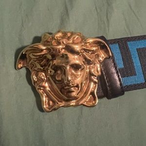 Versace La Greca Web belt size 38 GREAT CONDITION